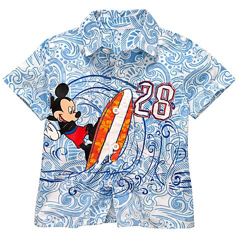 Рубашка Disney Woven Mickey Mouse Shirt for Boys